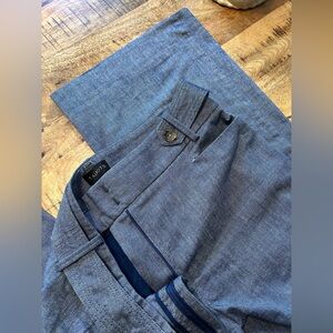 Talbots blue, slim waist, wide leg perfect pant. Size 8. Great condition.